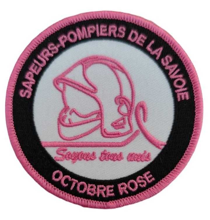 Écusson octobre rose 2024